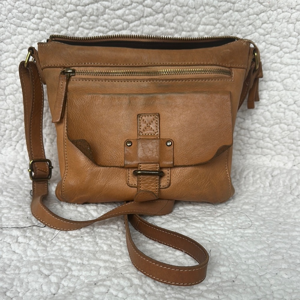 HARBOUR 2nd Tan Leather Crossbody Bag